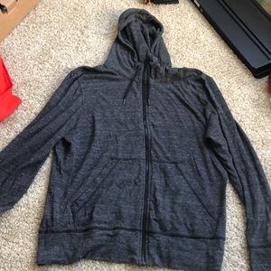 Thin grey American Giant hoodie